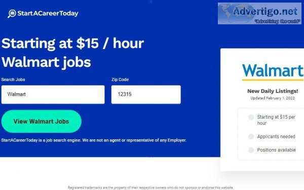 Get your job at Walmart