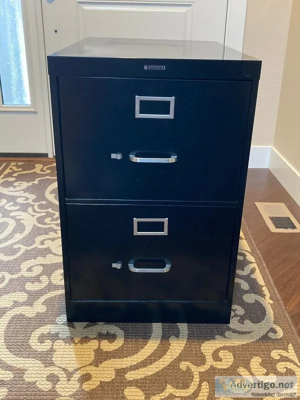 2 drawer vertical legal size file cabinet
