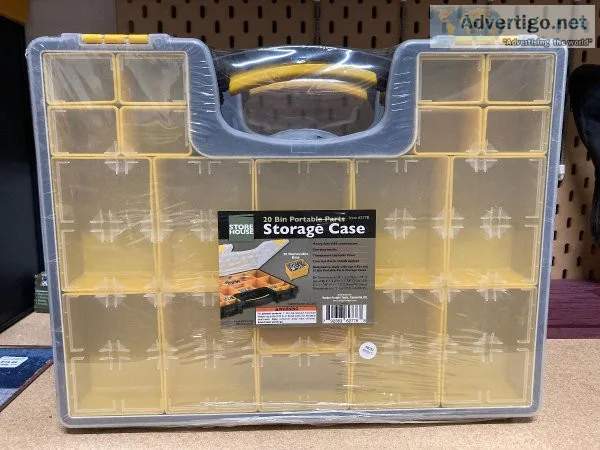 2 Storage cases  small parts organizers