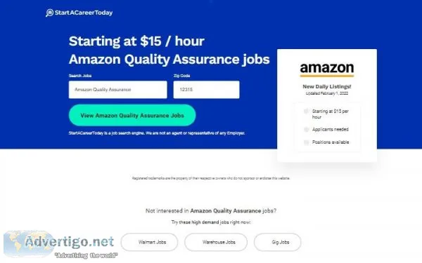 Get your Amazon Quality Assurance job
