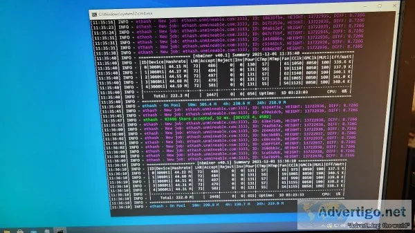 Complete Mining Rig - 5 GPU s