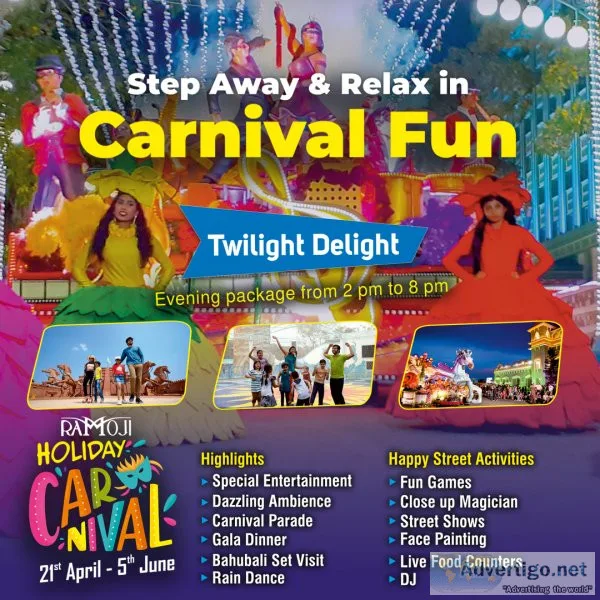 Welcome to the biggest carnival of the year ? ramoji holiday car