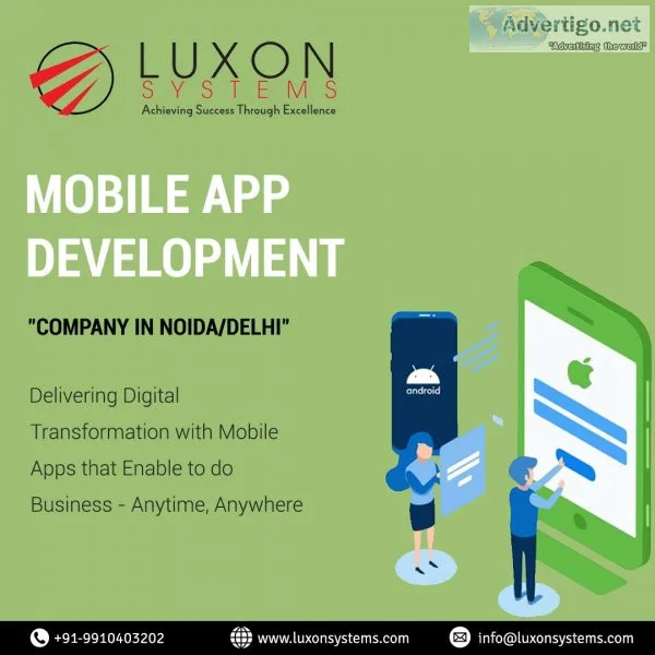 Mobile app development company in noida - luxonsystems
