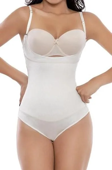 Seamless Latex body Shaper panty Style - Pretty Girl Curves