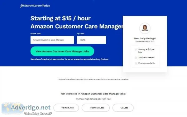 StartACareerToday - Amazon