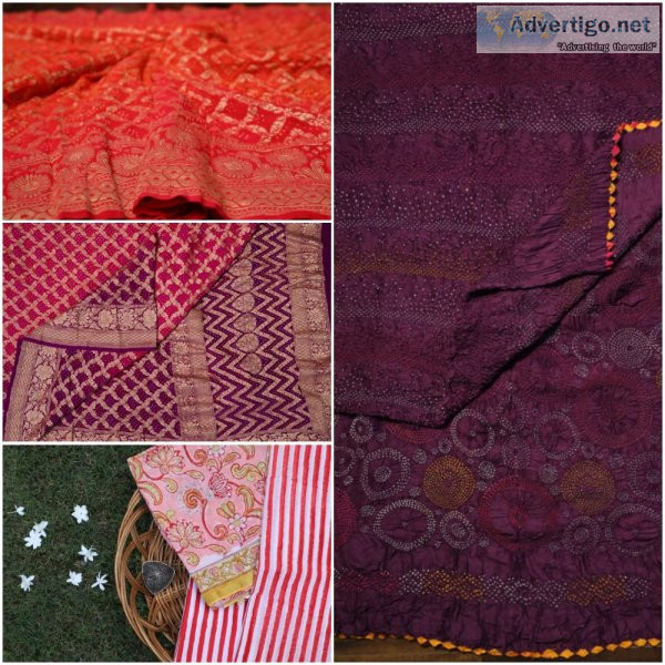 Buy latest designer sarees, suits and dupattas online - padmasha
