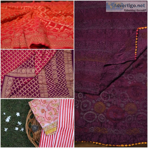 Buy latest designer sarees, suits and dupattas online - padmasha