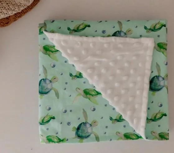 Minky Blanket - Cotton Nursery Linen - Snuggly Jacks