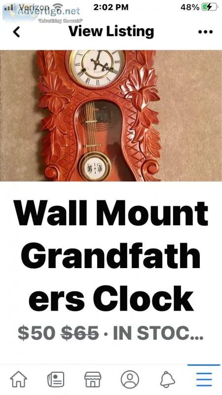 GRANDFATHER CLOCK
