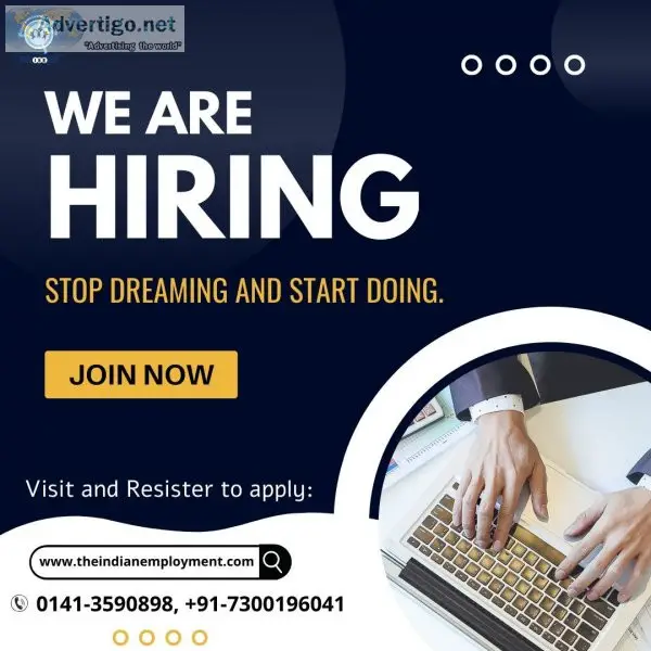 The Indian Employment India s No.1 Job Portal in Jaipur