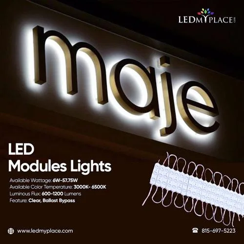 Order now LED Module Lights to improve your letter sign advertis