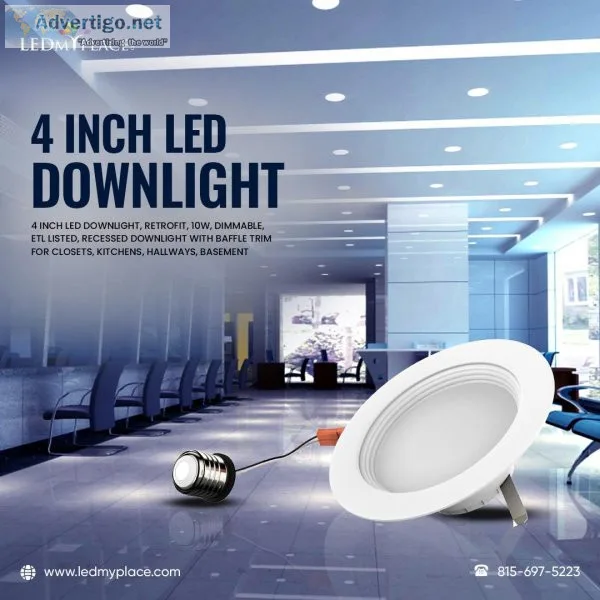 4 inch LED Downlight a Lighting Fixture for Your Indoors