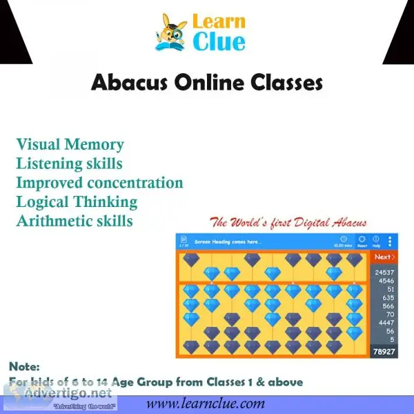 Abacus online | learnclue