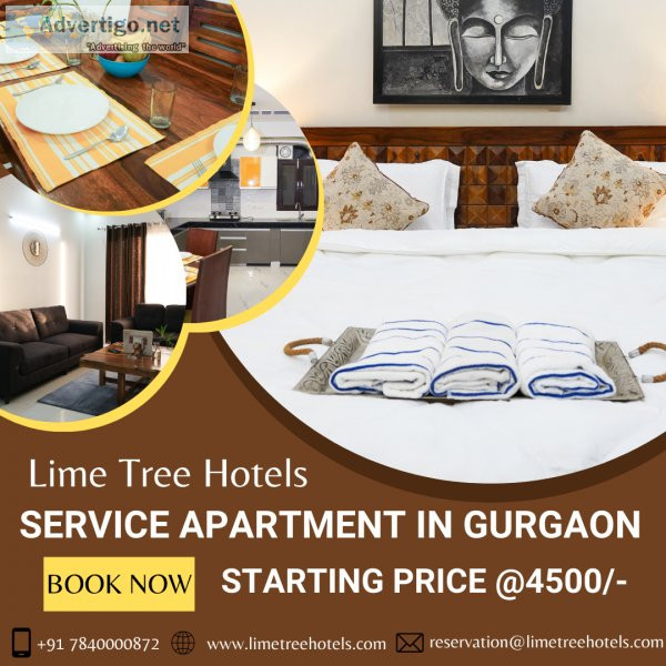 Service apartment in gurgaon | lime tree hotel