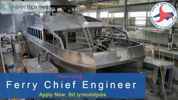Ferry Chief Engineer - 2 Openings