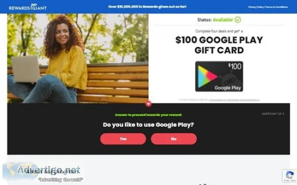 RZUSA - Google Play 100 - Incent (US