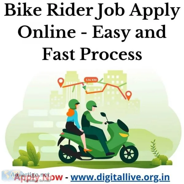 Bike Rider Job Apply Online - Easy and Fast Process