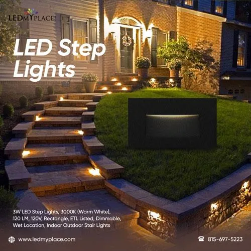 Get a High Brightness and Excellent Look with LED Step Lights