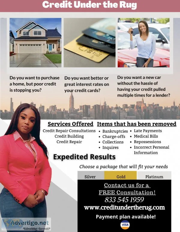 DONT LET CREDIT STOP YOU FROM OWNING YOUR HOME