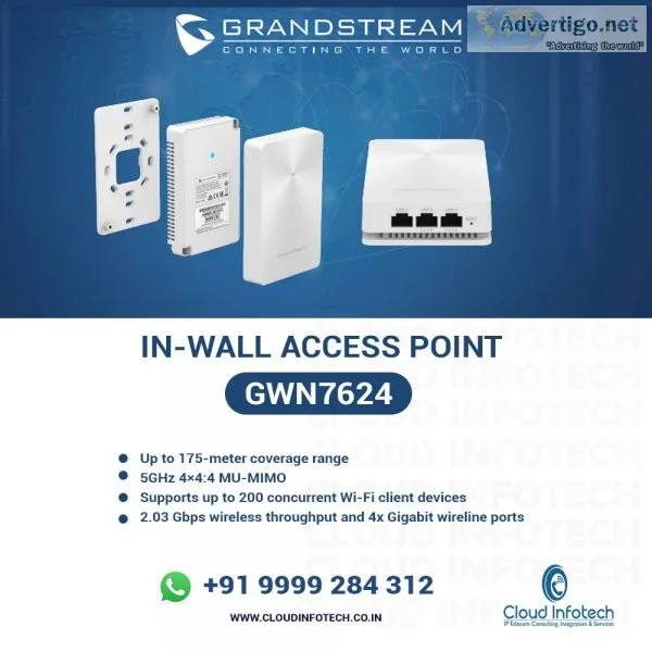 Buy grandstream gwn7624 (in-wall access point)