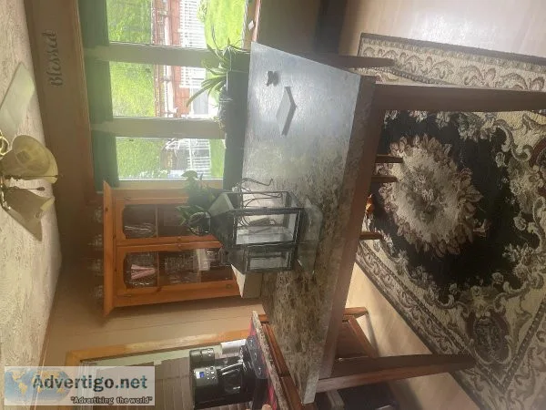 Dining table and 2 chairs