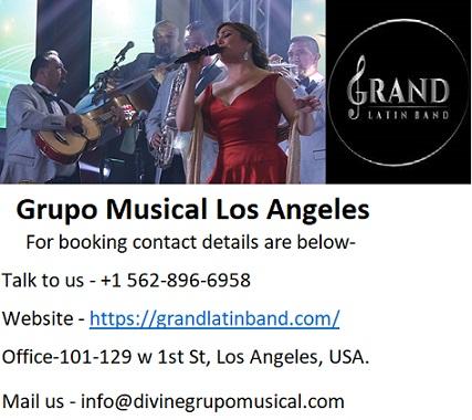 Grand Live Latin Grupo Musical Los Angeles Versatile band.