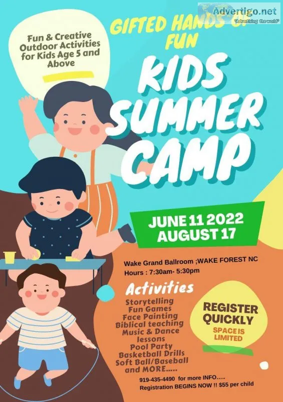 Gifted Hands of Fun SUMMER CAMP
