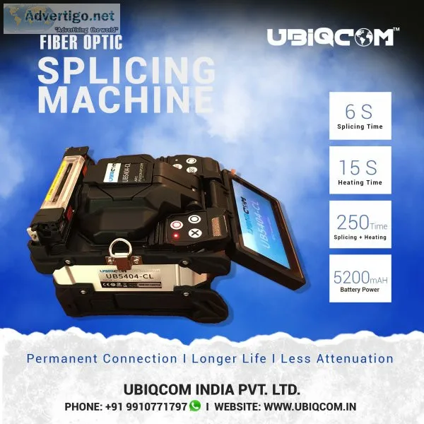 Fiber optic splicing machine - ubiqcom