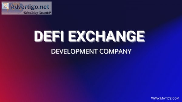 Defi exchange development