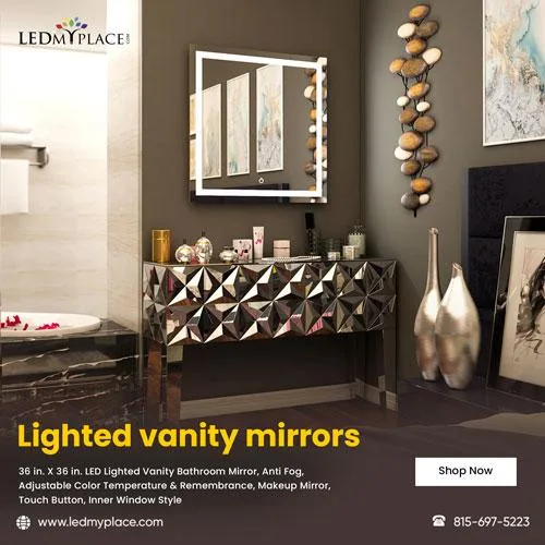 Get the Classy and Functional Look with Lighted Vanity Mirrors