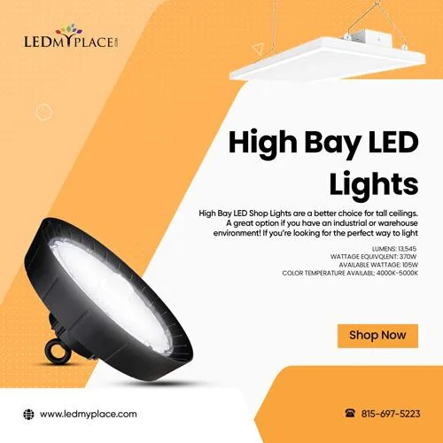 Buy High Bay LED Lights for Better Visibility in Your Warehouse