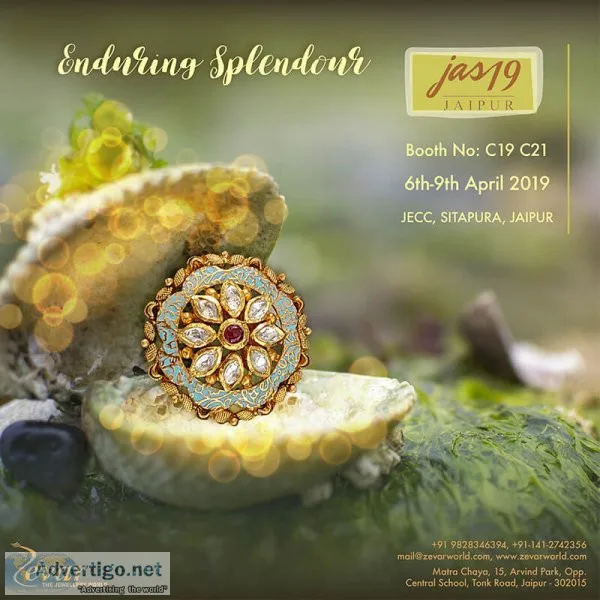 Shop designer gold & kundan meena jewellery - zevar world