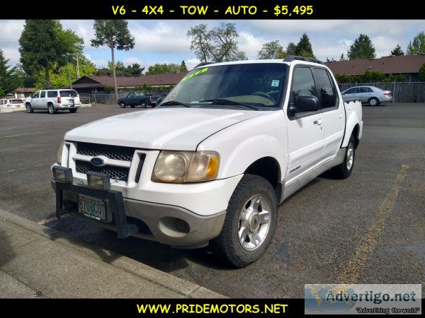 2001 FORD EXPLORER SPORT TRAC  4X4  TOW