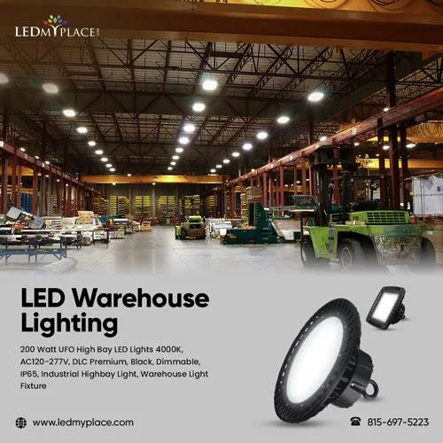 Get the Visibility and Safety You Need with LED Warehouse Lighti