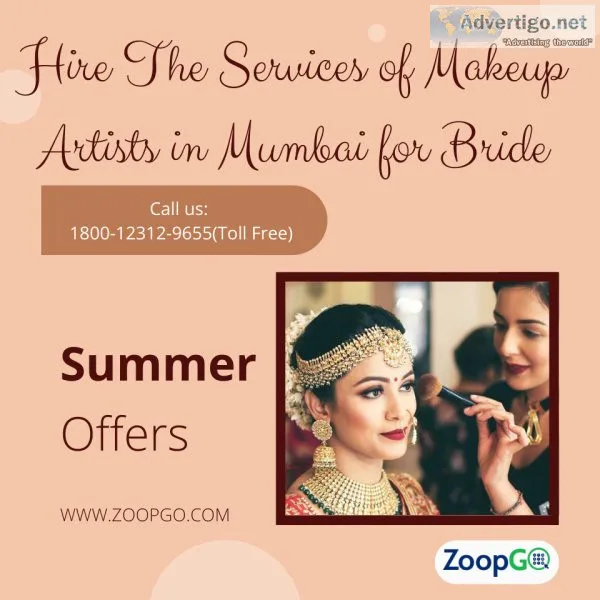 Hire the services of makeup artists in mumbai for bride