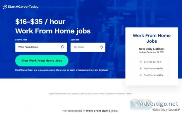 Work From Home Jobs