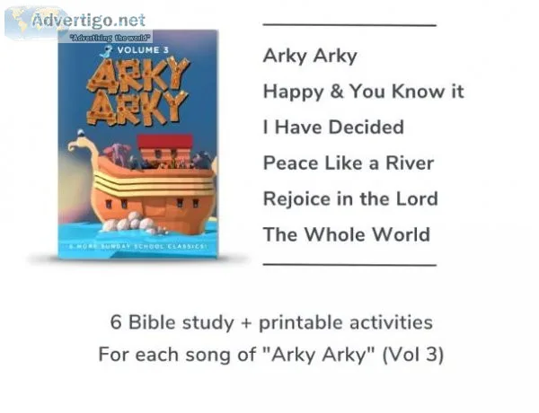 Download (Vol 3) Bible Studies  Activities for &quotArky Arky&qu
