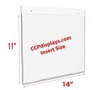 CCP Dispalys has the Greatest Acrylic Wall Sign Holder