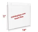 CCP Dispalys has the Greatest Acrylic Wall Sign Holder