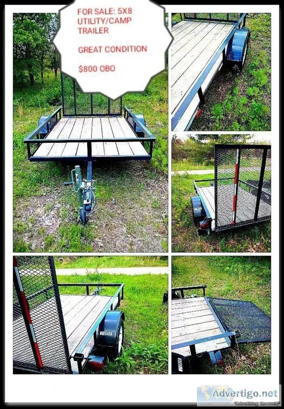 5X8 CARRY-ON TRAILER FOR SALE