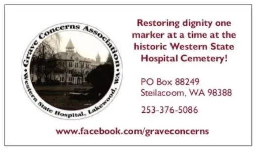 Grave Concerns Association (Charity) Fund Raiser Estate Sale