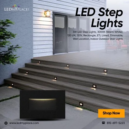 Buy Now LED Step Lights - ETL Certified 50000 Hours
