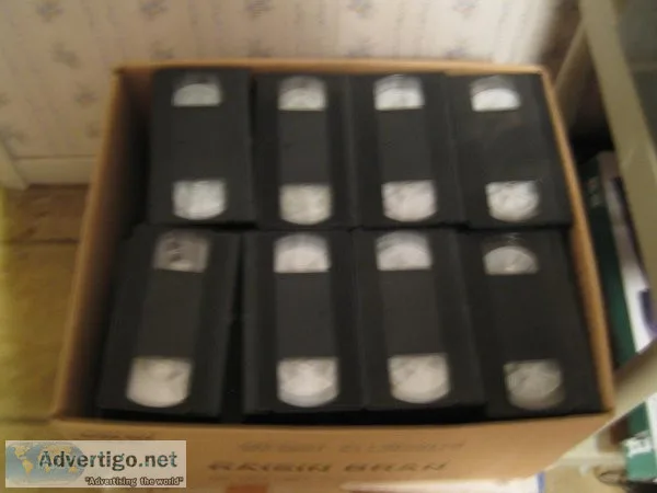 Eighty-Eight VHS Tapes (Blank) - Various Time Lengths