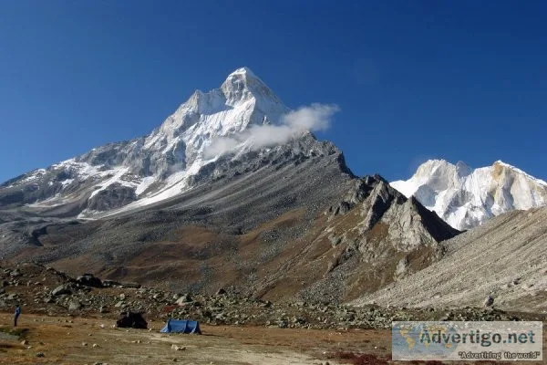 Gaumukh tapovan trek - garhwal himalayas, uttarakhand