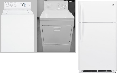 WASHER-DRYER and REFRIGERATOR