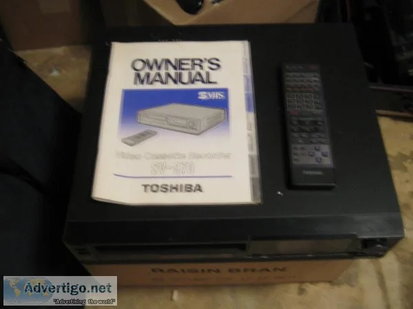 Like New -SV-970 Toshiba &ndash Video Cassette Recorder Player T