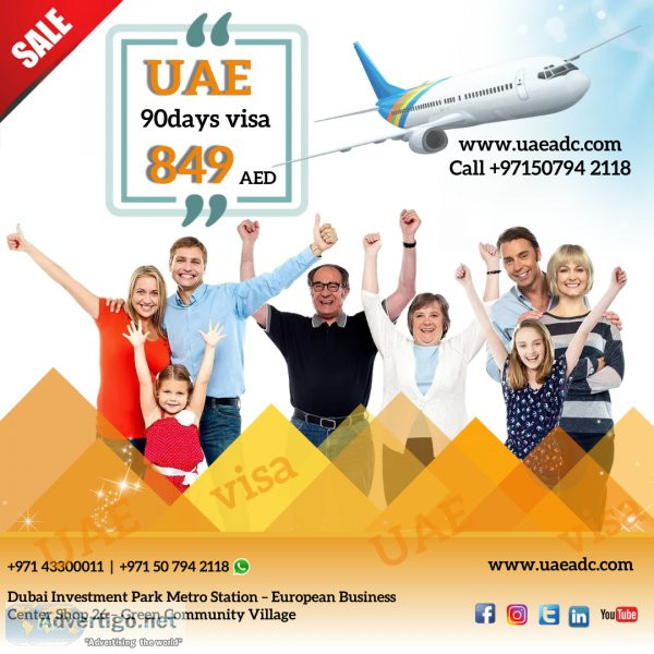 Next uae visit visa - tourist visa 30/90 days