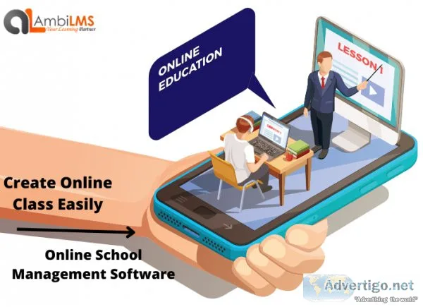 Create Online Class Easily  AmbiLMS - Online School Management S