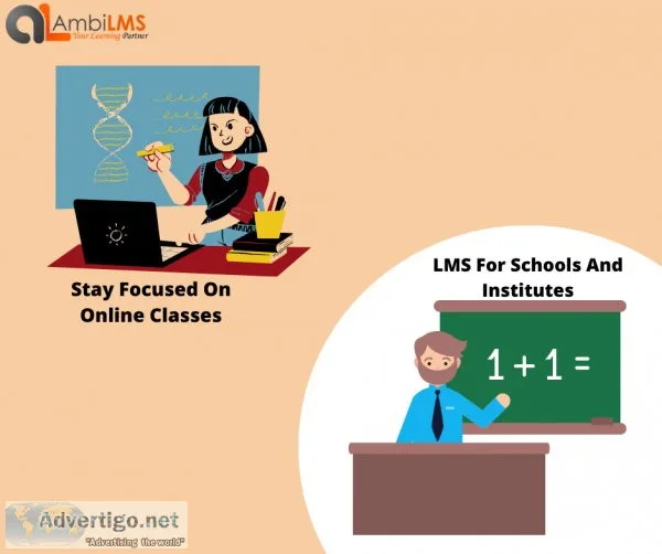 LMS For Schools And Institutes  AmbiLMS - Stay Focused OF Online