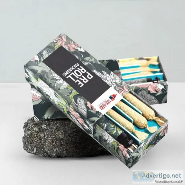 Get Best offer Custom Pre Roll Boxes with free design services